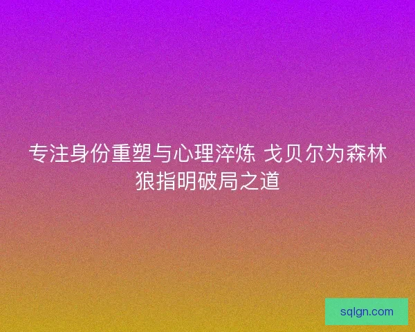 专注身份重塑与心理淬炼 戈贝尔为森林狼指明破局之道